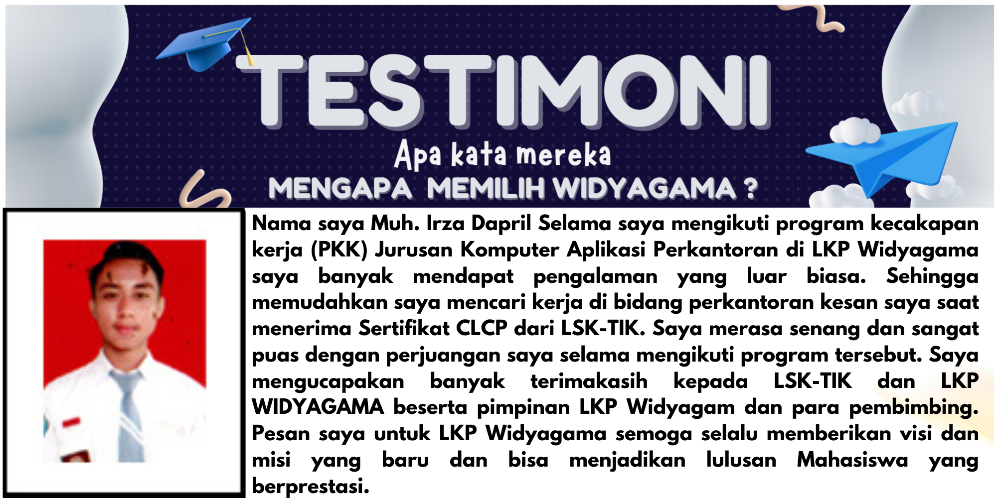 ulasan peserta lulusan kursus komputer bahasa inggris fec jatinangor